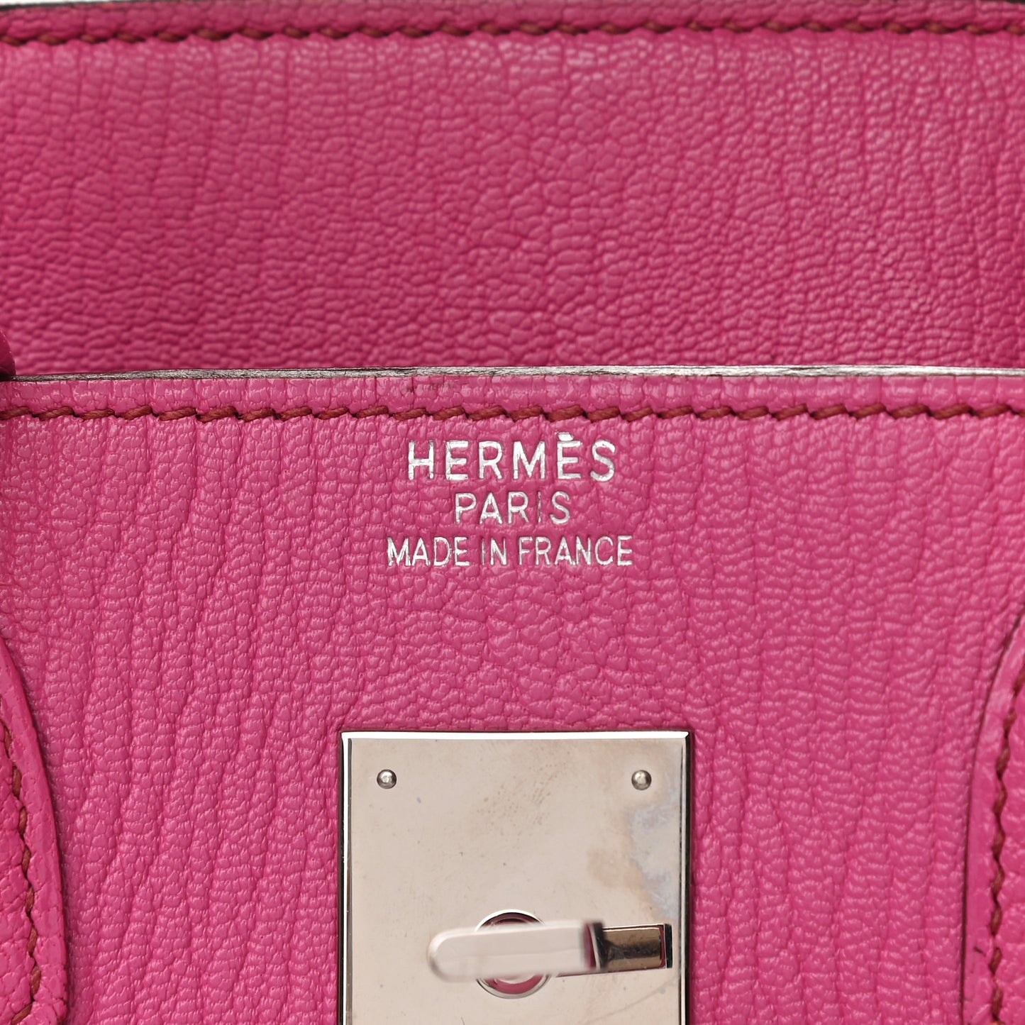 Chevre de Coromandel HAC Birkin 32 Fuchsia
