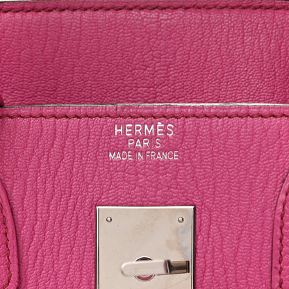 Hermes Chevre de Coromandel HAC Birkin 32 Fuchsia 6 of 9