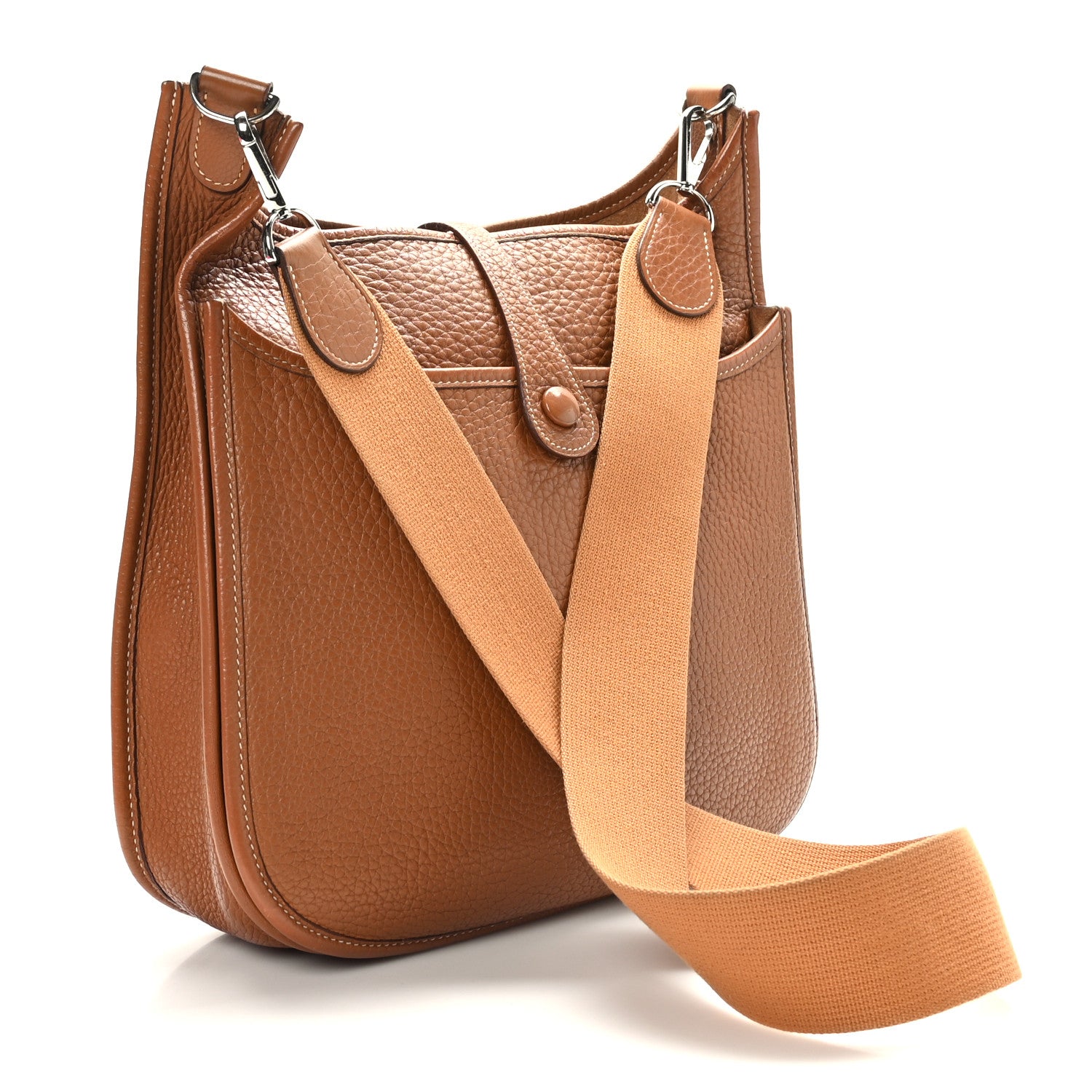 Hermes Taurillon Clemence Evelyne PM Gold 3 of 8
