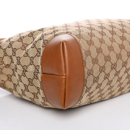 Gucci Monogram Large Messenger Bag Brown 9 of 10