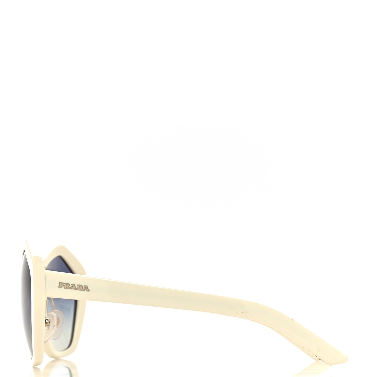 Prada Acetate Geometric Sunglasses SPR 08X White 3 of 6