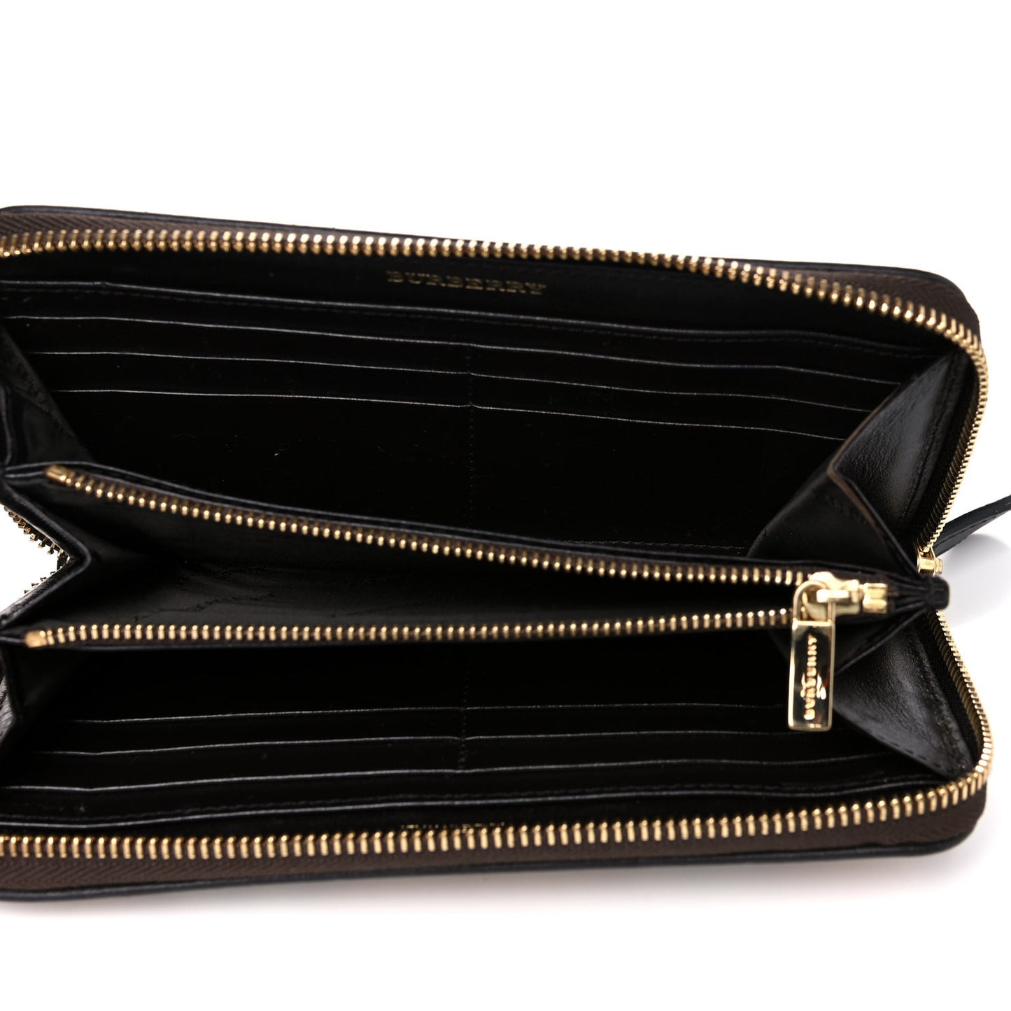 Haymarket Check Large Ziggy Zip Around Wallet Chocolate