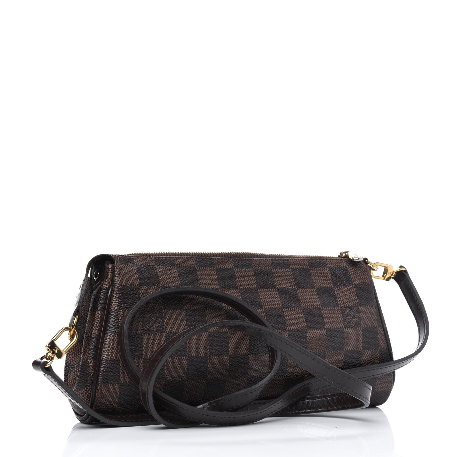 Louis Vuitton Damier Ebene Eva Clutch 2 of 5