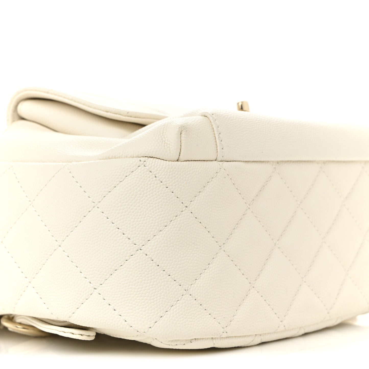 Caviar Quilted Small CC Day Backpack White