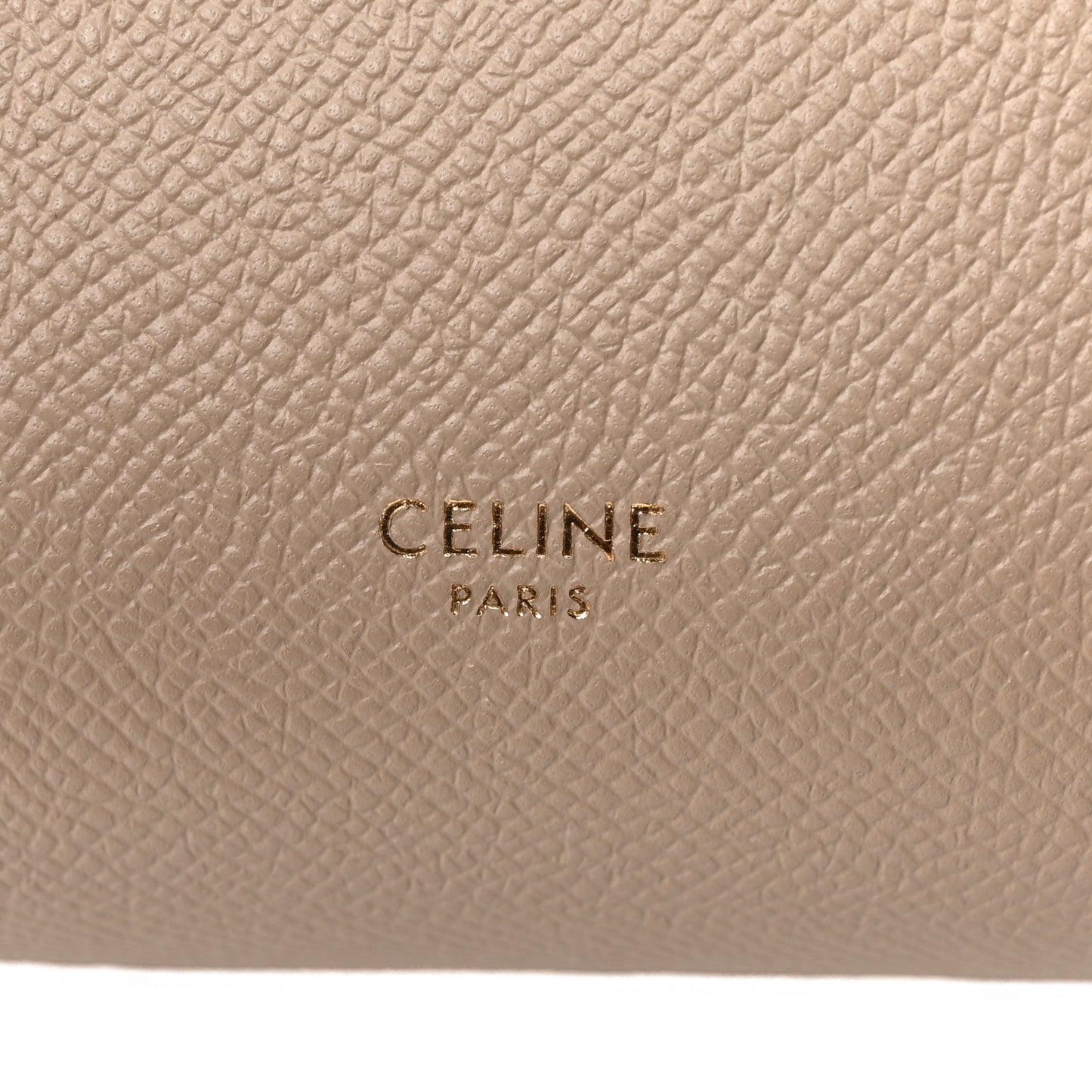 Grained Calfskin Micro Belt Bag Light Taupe