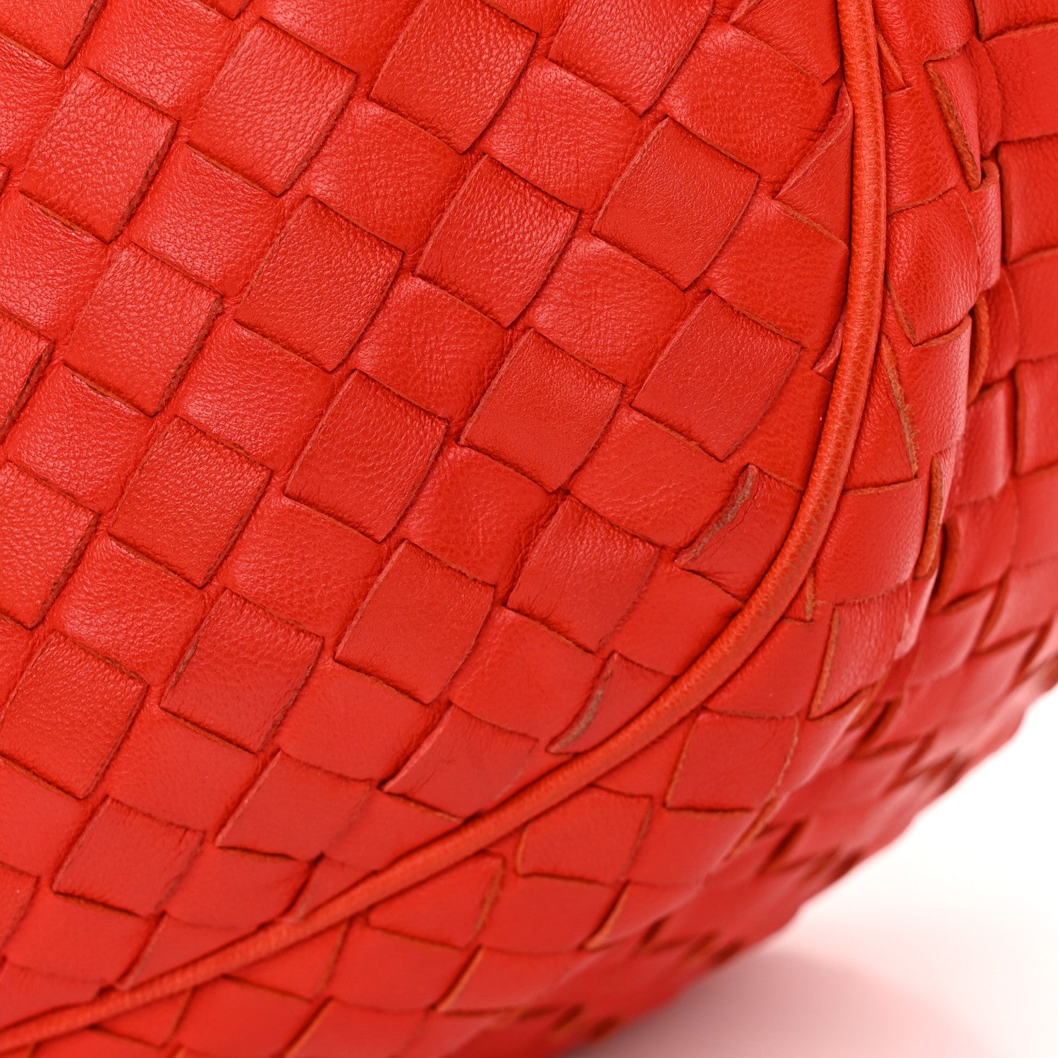 Bottega Veneta Nappa Intrecciato Crossbody Flap Bag Red 12 of 18