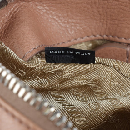 Prada Glace Calf Extra Wide Tote Cammeo 9 of 10