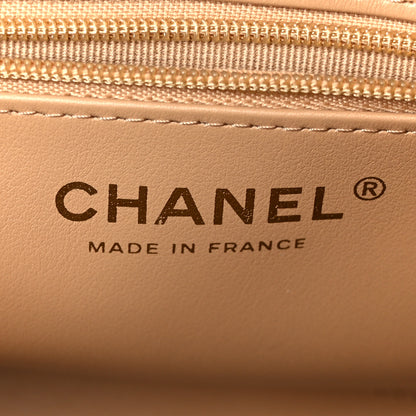 Chanel Braided Raffia Nano Kelly Flap Bag Dark Beige 6 of 11