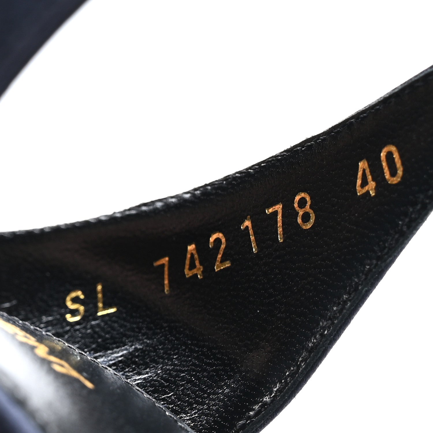 Saint Laurent Crepe Satin Dive Mule Sandals 40 Patriot Navy 6 of 9