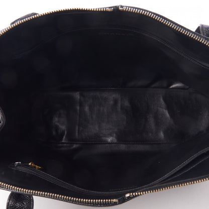 Chanel Caviar Large CC Shoulder Bag Black 7 of 10