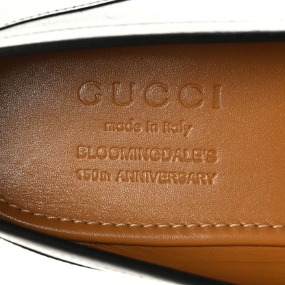 Gucci Betis Glamour Calfskin Horsebit Mens Jordaan Loafers 9 Black 8 of 9