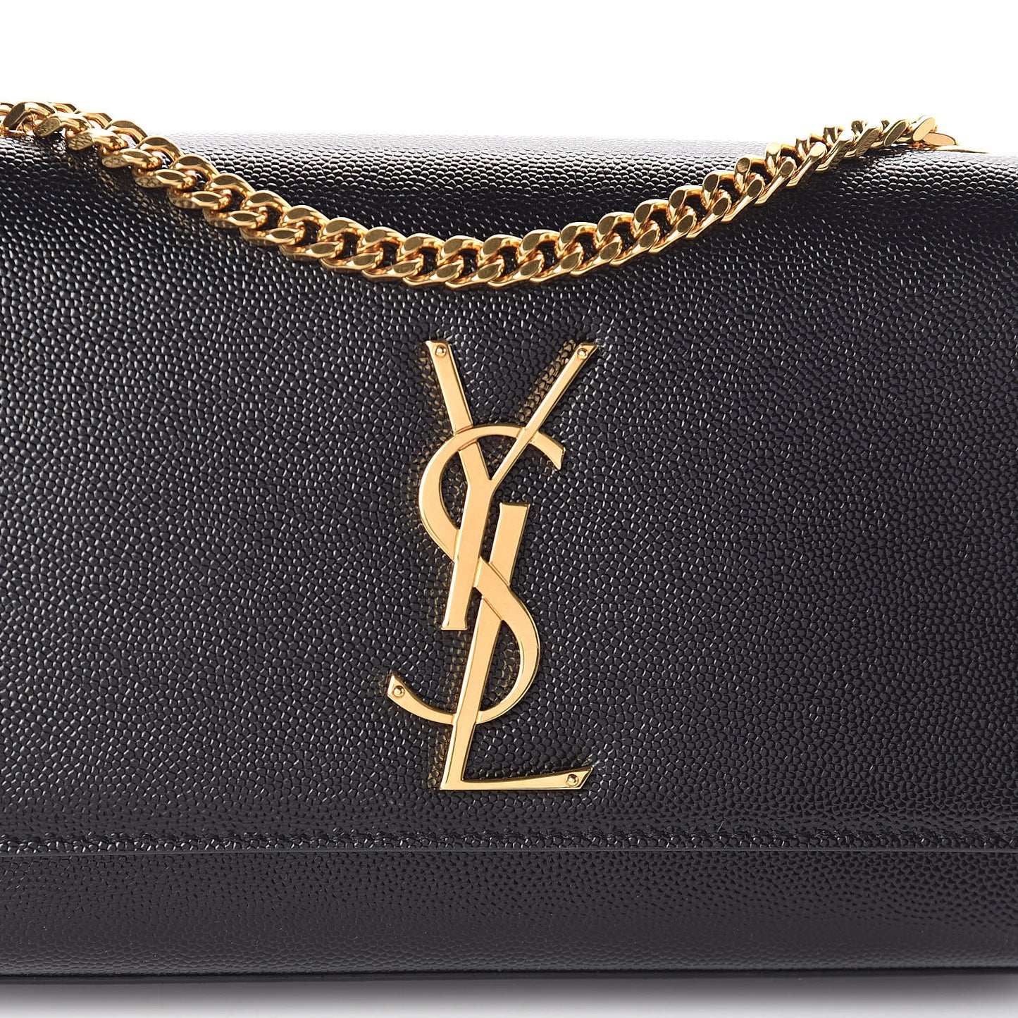 Grain De Poudre Small Monogram Kate Satchel Black