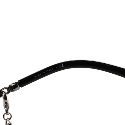 Chanel Round Chain Sunglasses 4245 Black 6 of 7