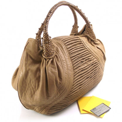 Fendi Nappa Pleated Spy Bone 3 of 11