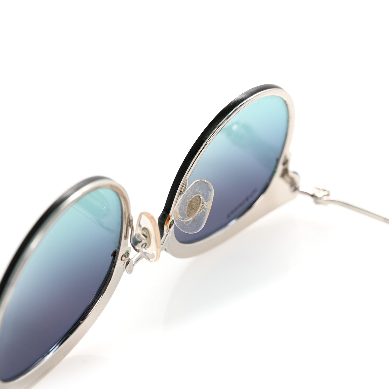 Tiffany Round TF3061 Sunglasses Black Blue 16 of 18