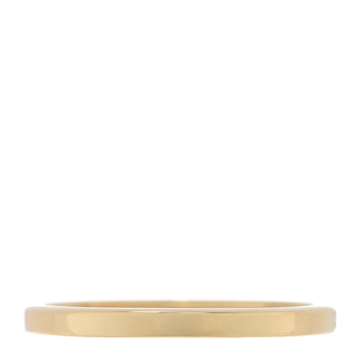 18K Yellow Gold 2mm Band Ring 54 6.75