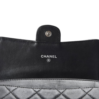 Chanel Lambskin Quilted Small Flap Wallet Black 7 of 8