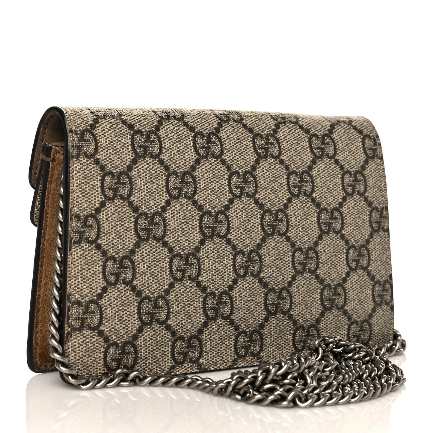 GG Supreme Monogram Super Mini Dionysus Shoulder Bag Taupe