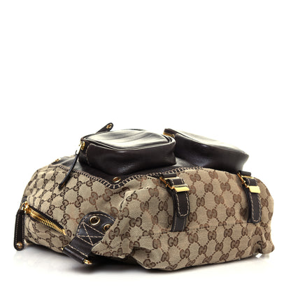 Gucci Monogram Medium Darwin Convertible Backpack Brown 3 of 4