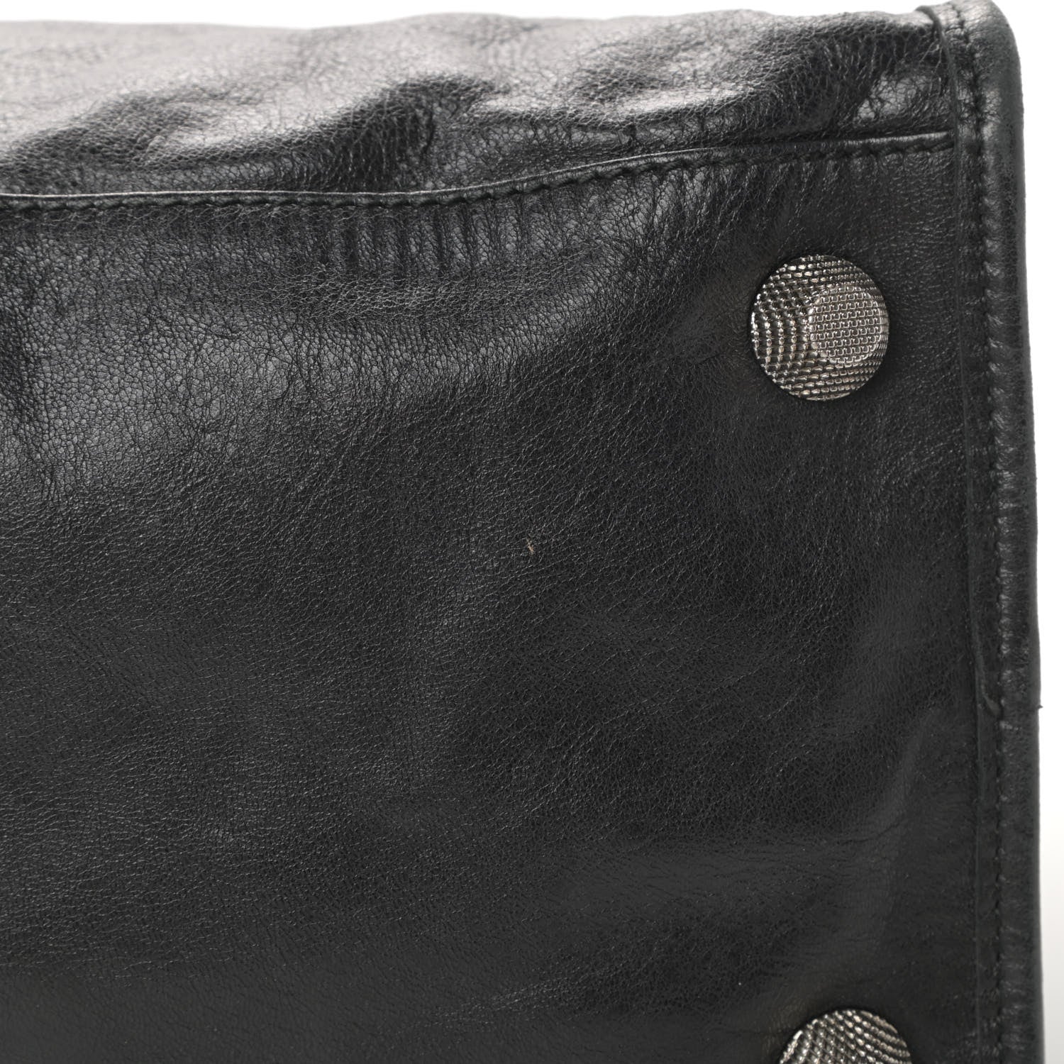 Balenciaga Agneau Giant 21 Silver Hardware Work Black 13 of 18