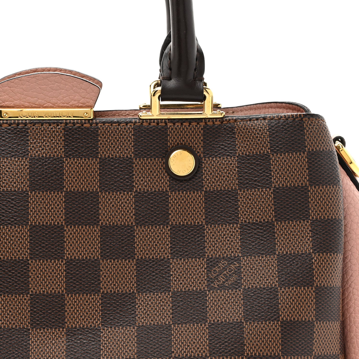 Louis Vuitton Damier Ebene Cuir Taurillon Brittany Magnolia 8 of 12
