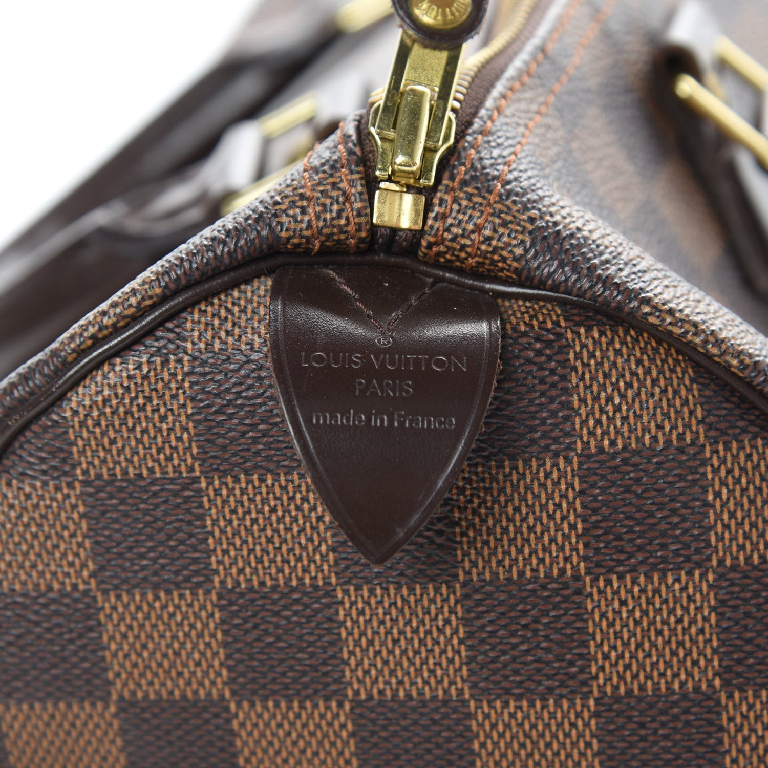 Louis Vuitton Damier Ebene Speedy 30 6 of 14