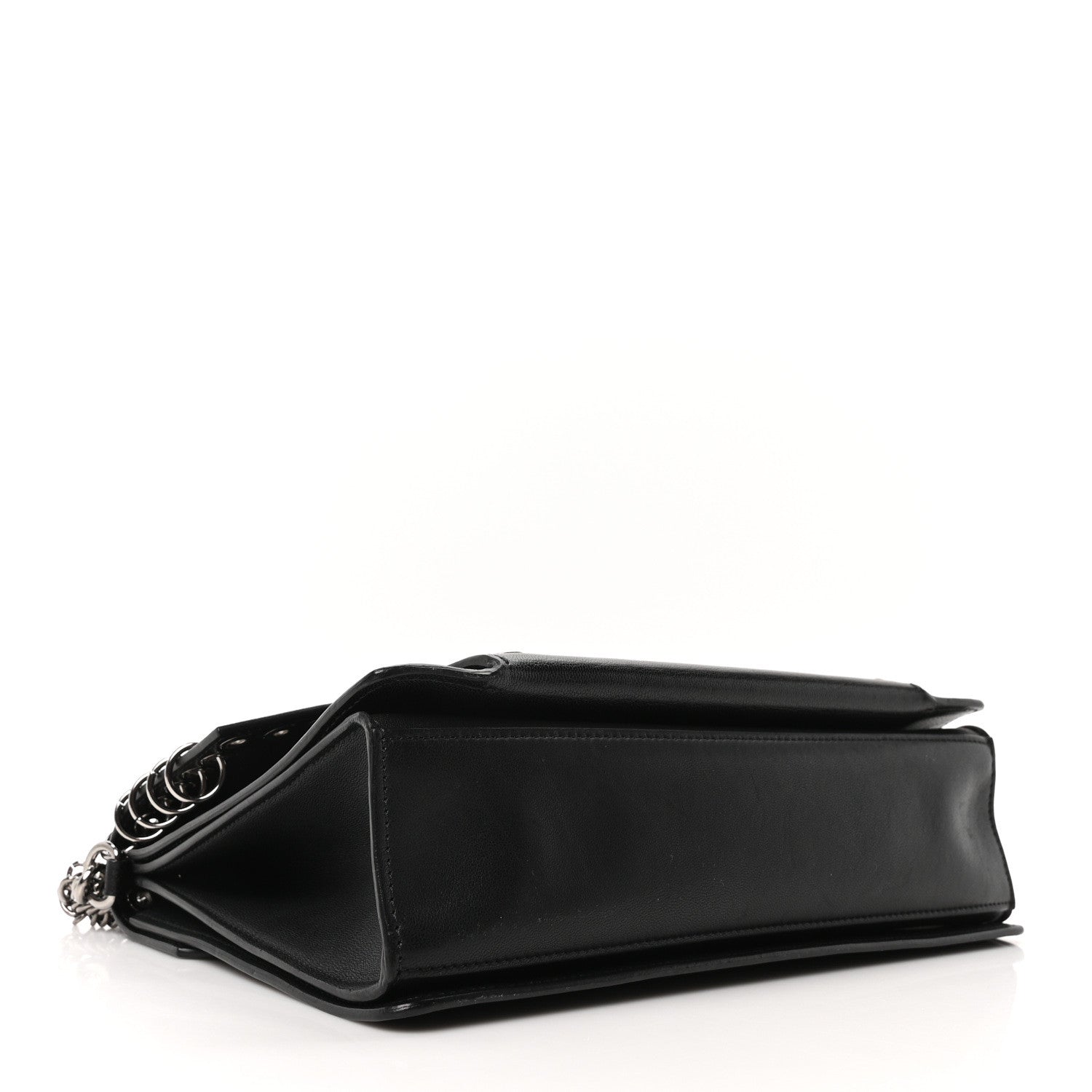 Givenchy Goatskin Grommet Medium GV3 Shoulder Bag Black 4 of 9