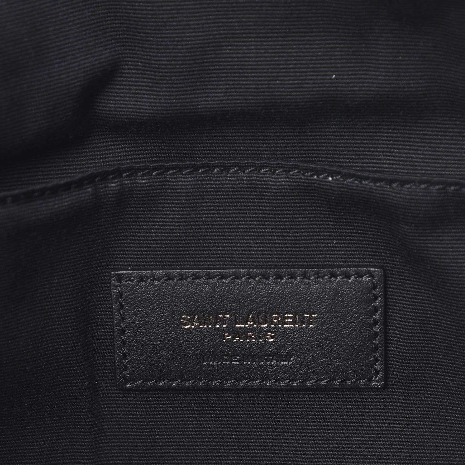 Saint Laurent Calfskin Monogram Belt Bag Black 5 of 11