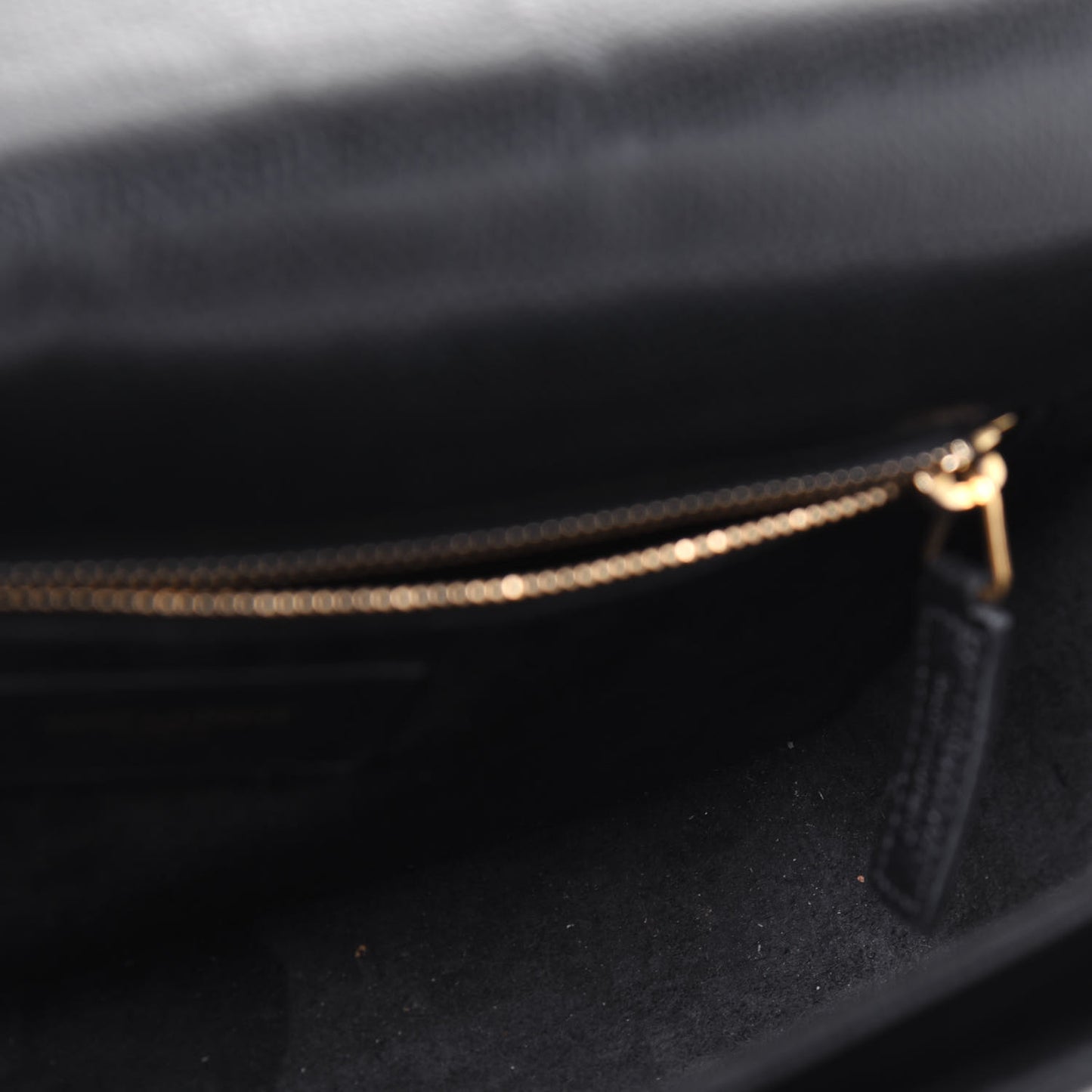 Textured Calfskin Medium Classic Monogram Universite Bag Black