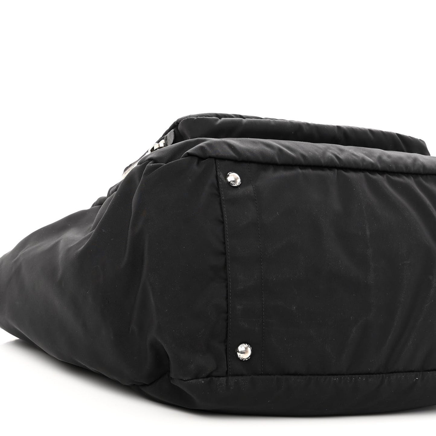 Tessuto Nylon Vela Diaper Bag Black