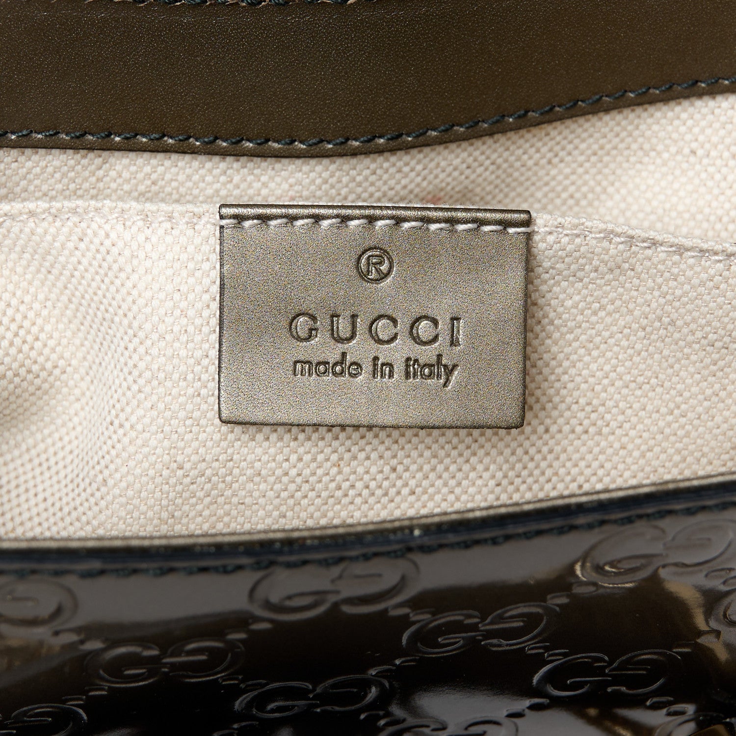 Gucci Shine Guccissima Medium Emily Chain Shoulder Bag Sasso 6 of 12