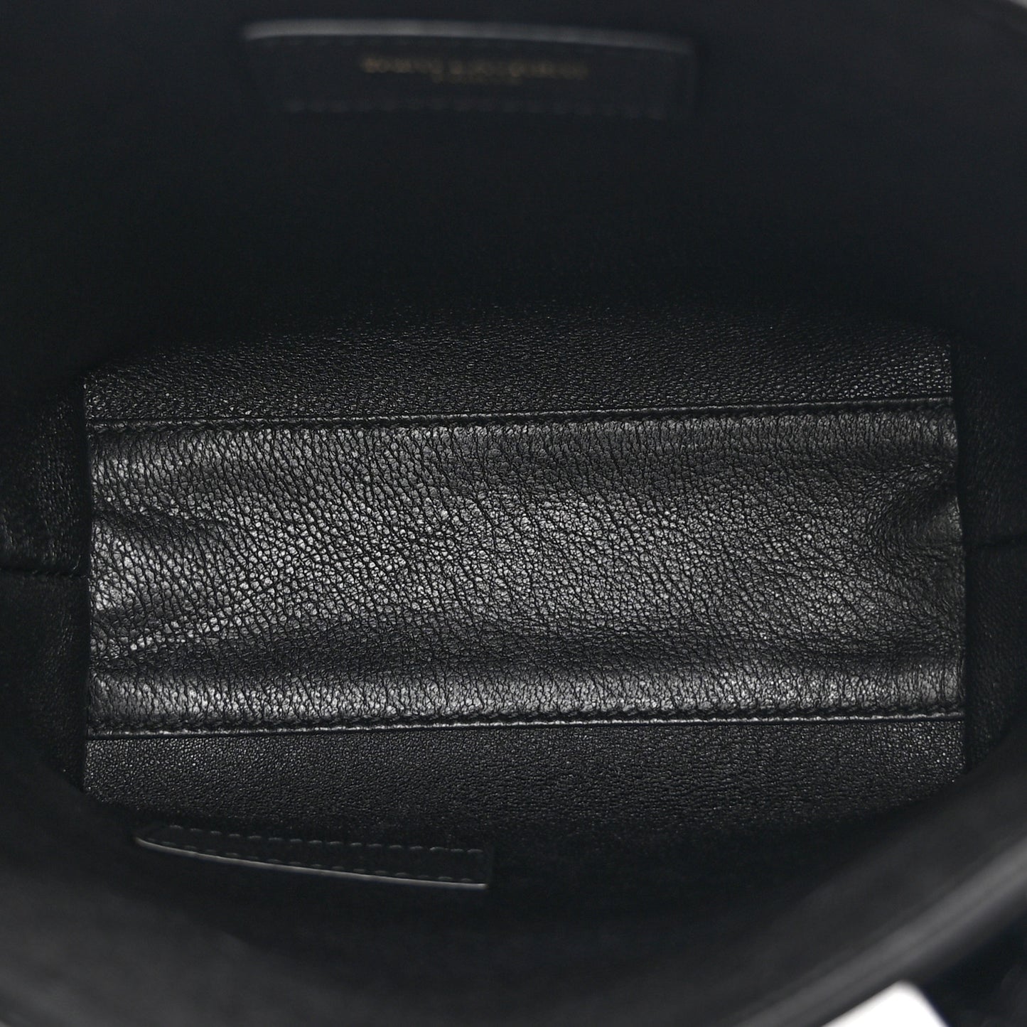 Calfskin Crocodile Embossed Paris Mini Toy Shopper Tote Black