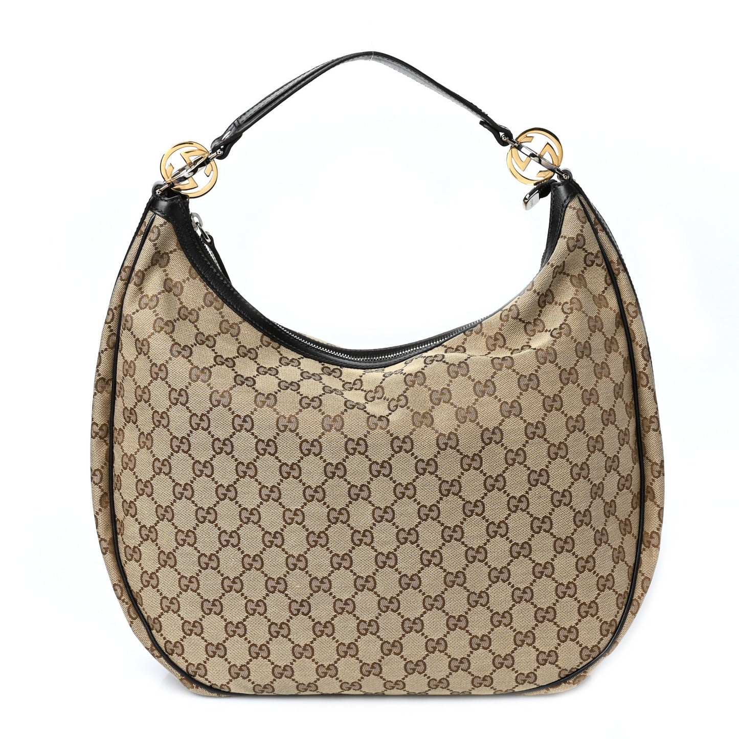 Monogram Large GG Twins Hobo Dark Brown