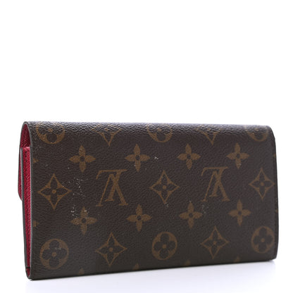 Louis Vuitton Monogram Emilie Wallet Fuchsia 2 of 5
