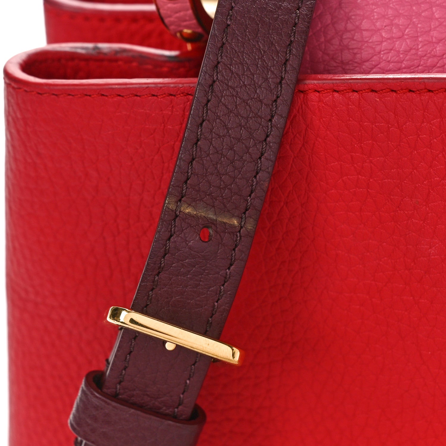 Louis Vuitton Taurillon Multicolor Capucines PM Rouge Carmine 12 of 13