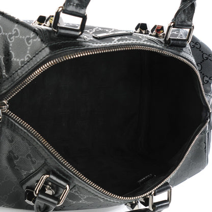 Gucci Imprime Monogram Medium Joy Stud Boston Black 5 of 7