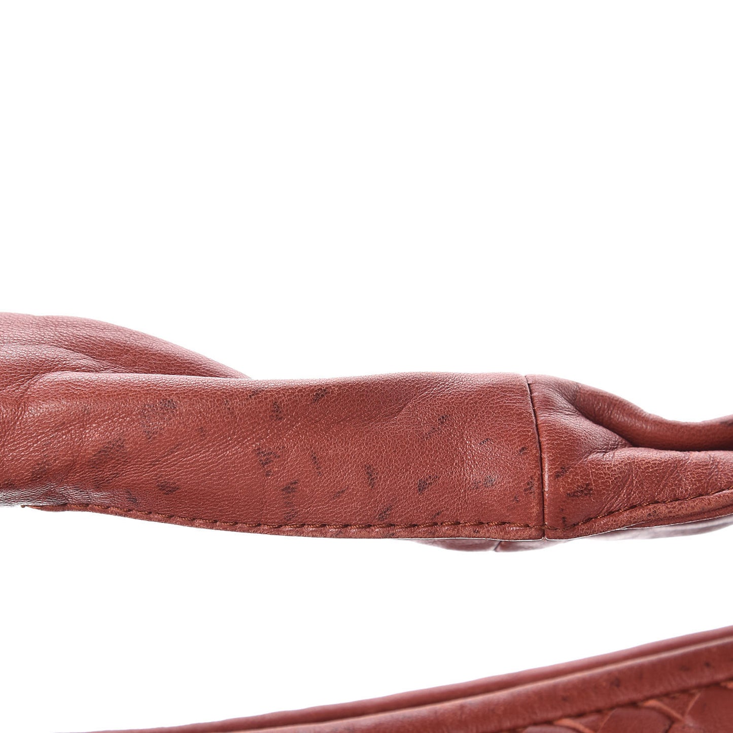 Nappa Intrecciato Small Veneta Hobo Brique