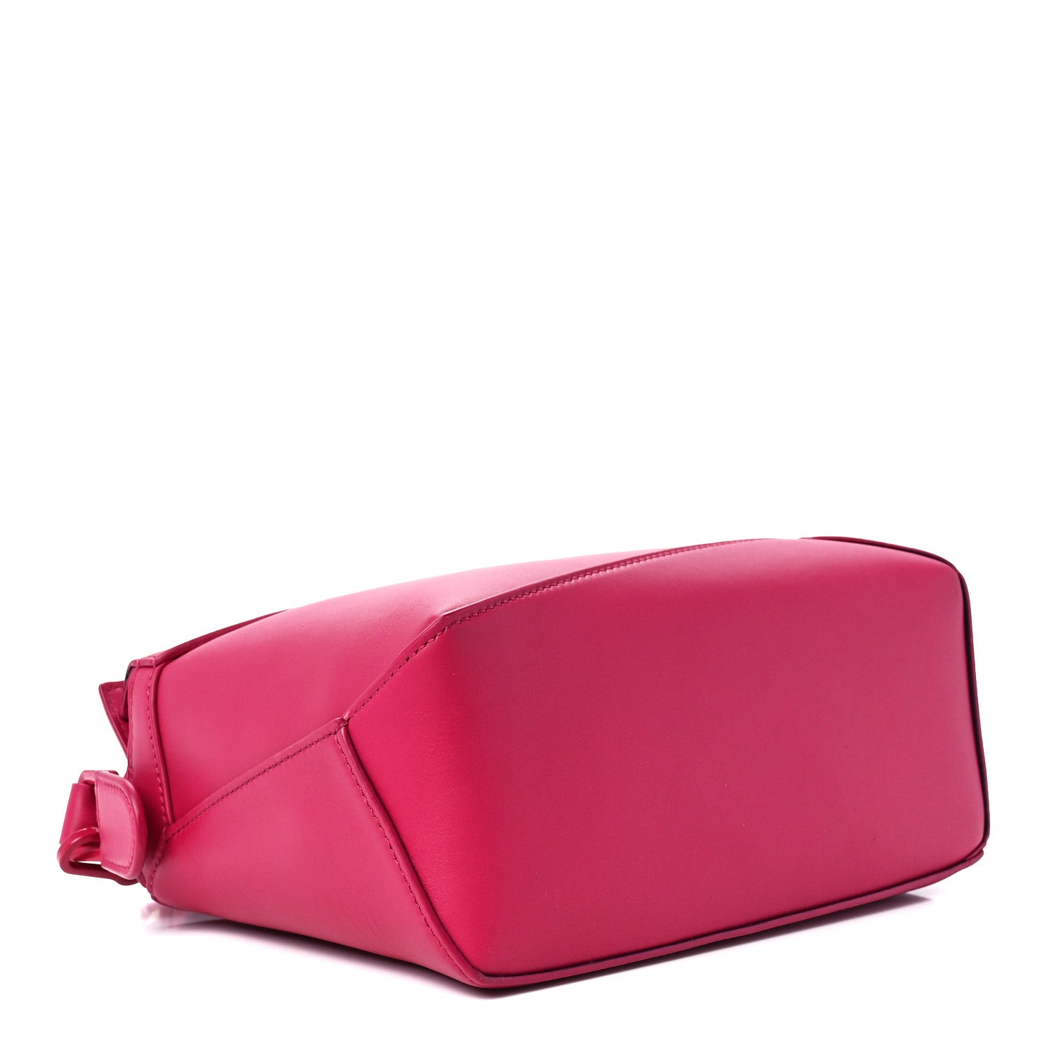 Loewe Satin Calfskin Monochrome Small Puzzle Edge Bag Ruby Red Glaze 4 of 11
