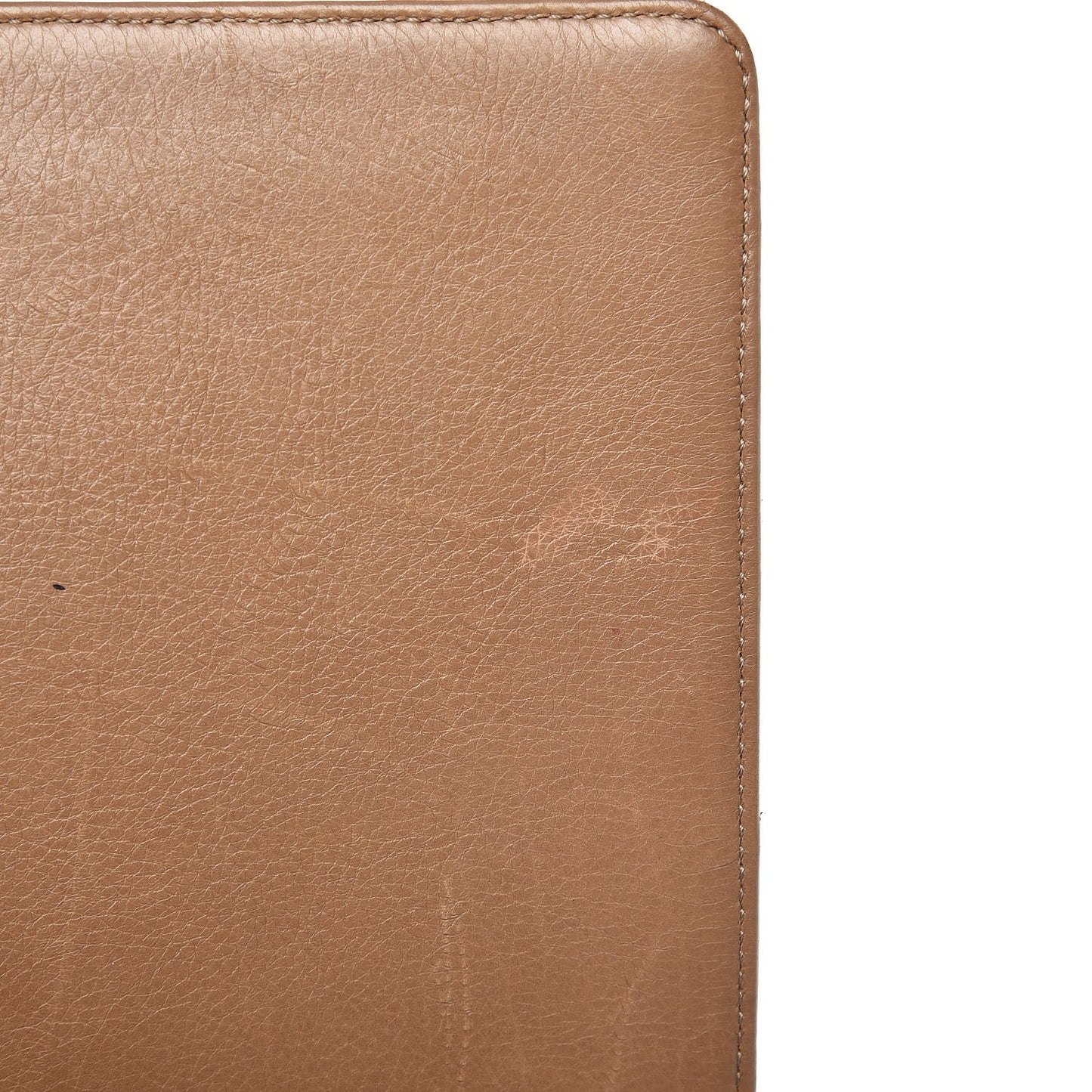 Calfskin Double Stitch New Medium Boy Flap Camel