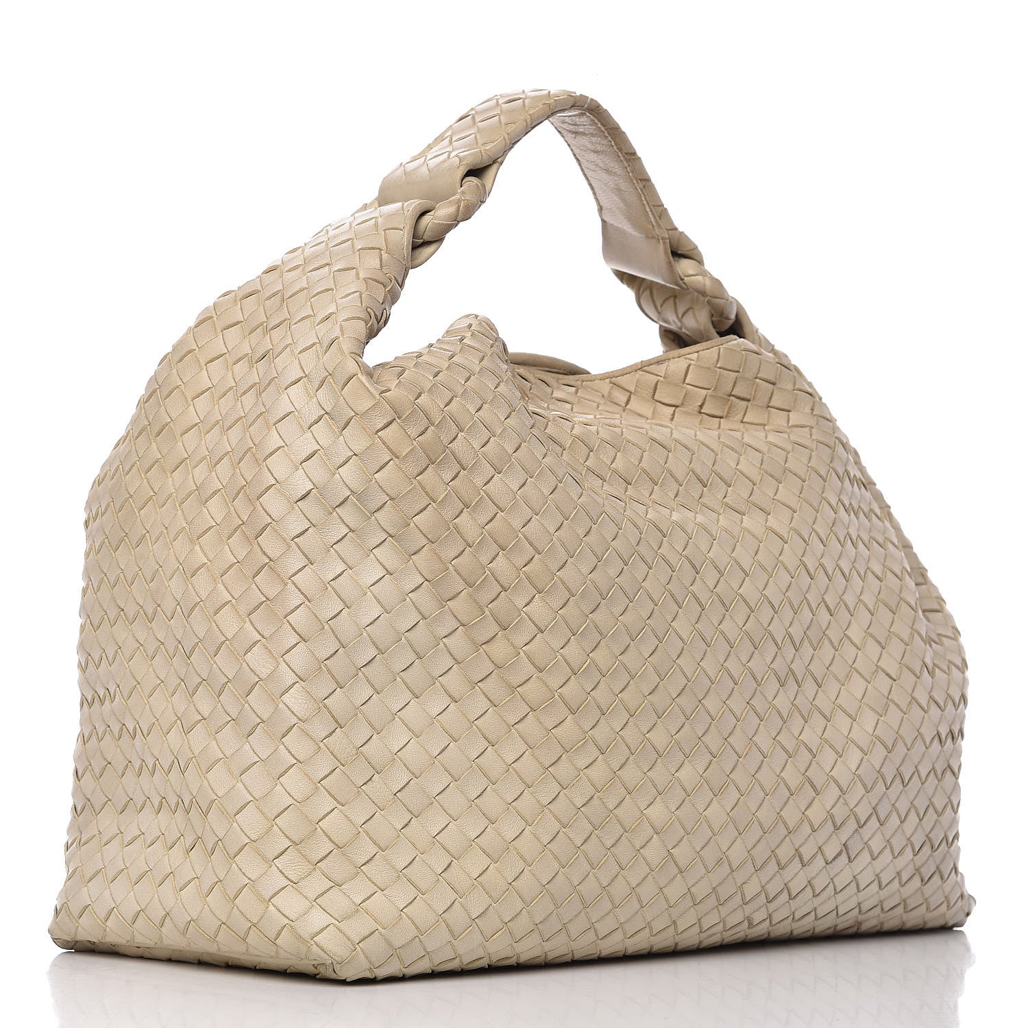 Bottega Veneta Nappa Intrecciato Sloane Hobo Cream 3 of 20