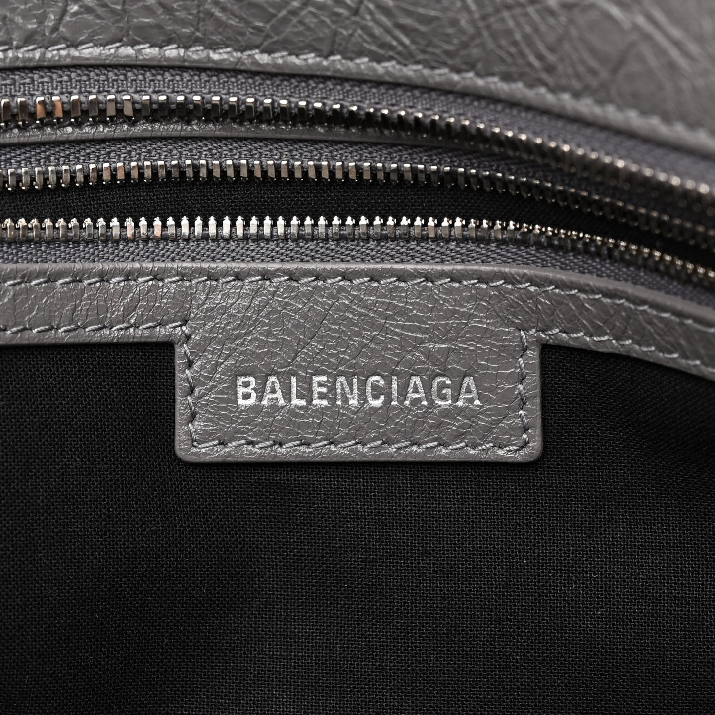 Agneau Arena Neo Cagole City Handbag Dark Grey
