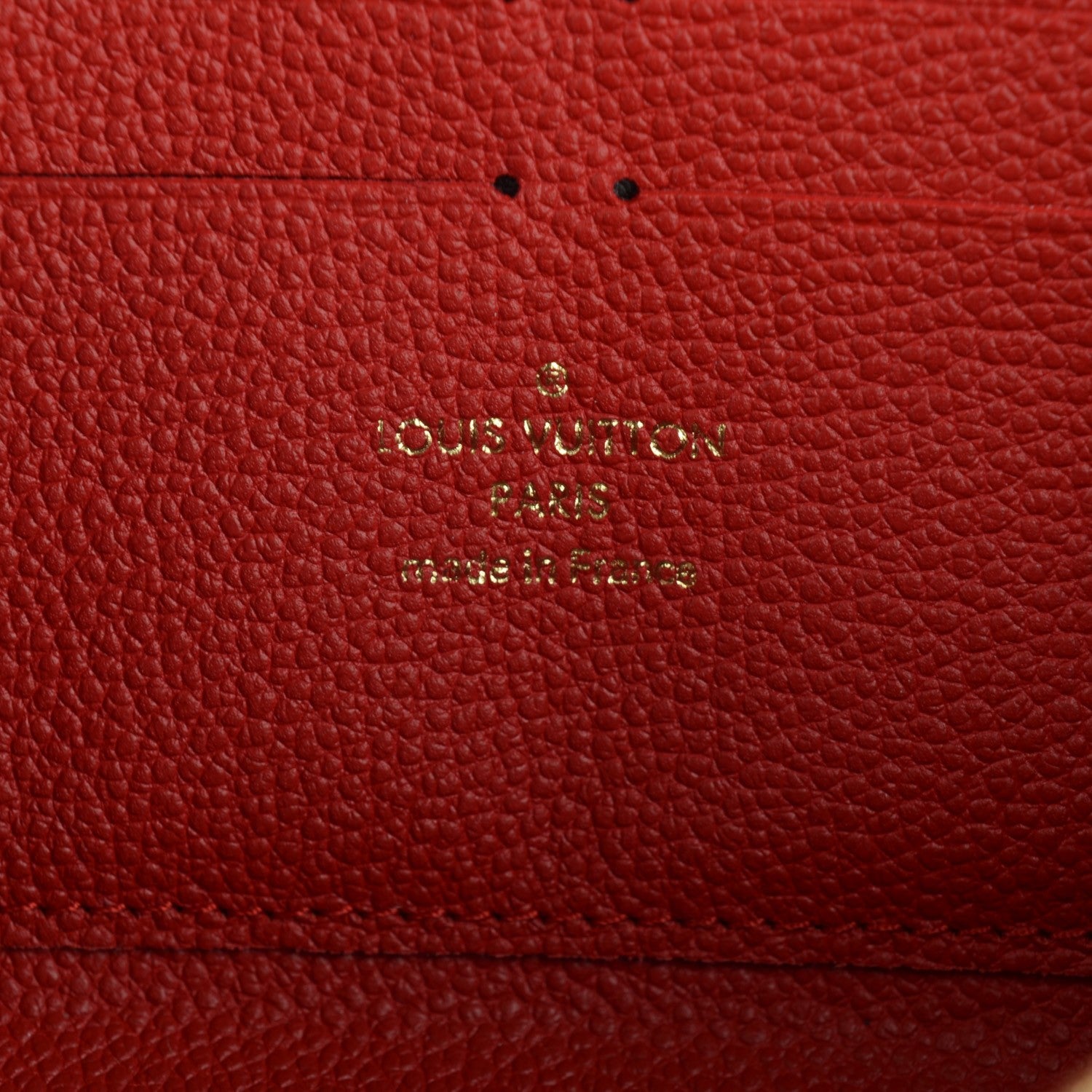 Louis Vuitton Empreinte Zippy Wallet Cherry 6 of 7