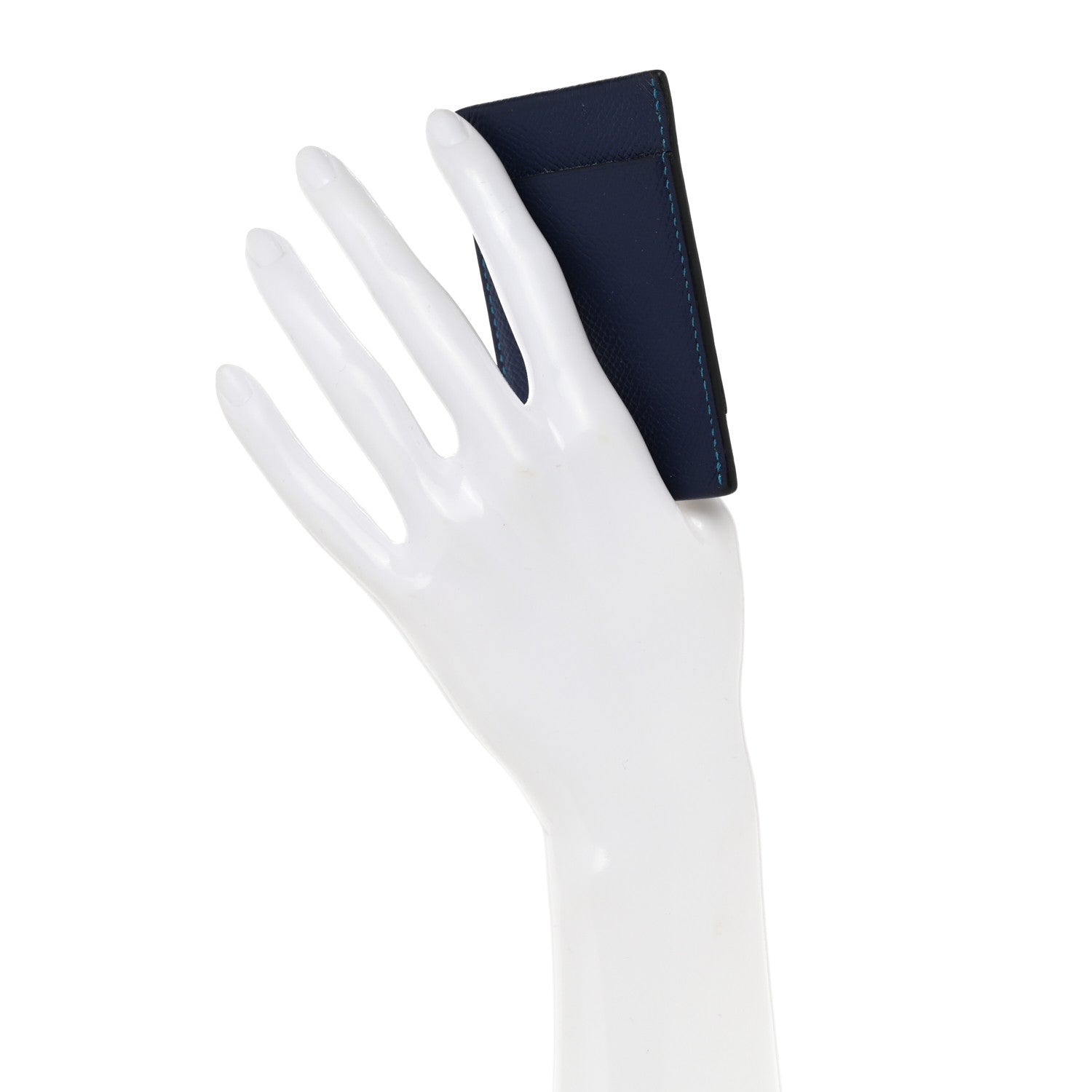 Hermes Epsom MC2 Gama Card Holder Bleu Encre Bleu Du Nord 2 of 6
