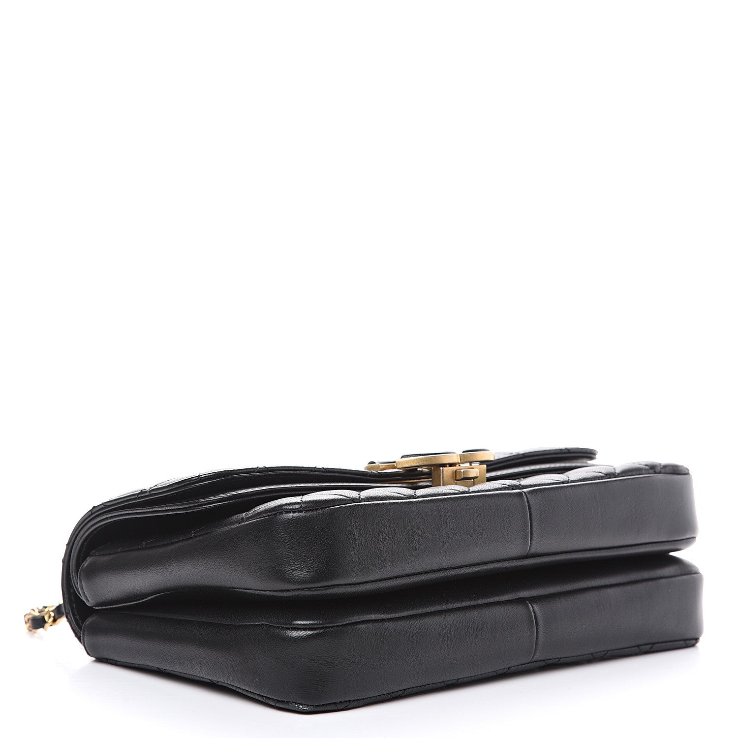 Chanel Lambskin Quilted Large CC Chic Flap Black 3 of 8