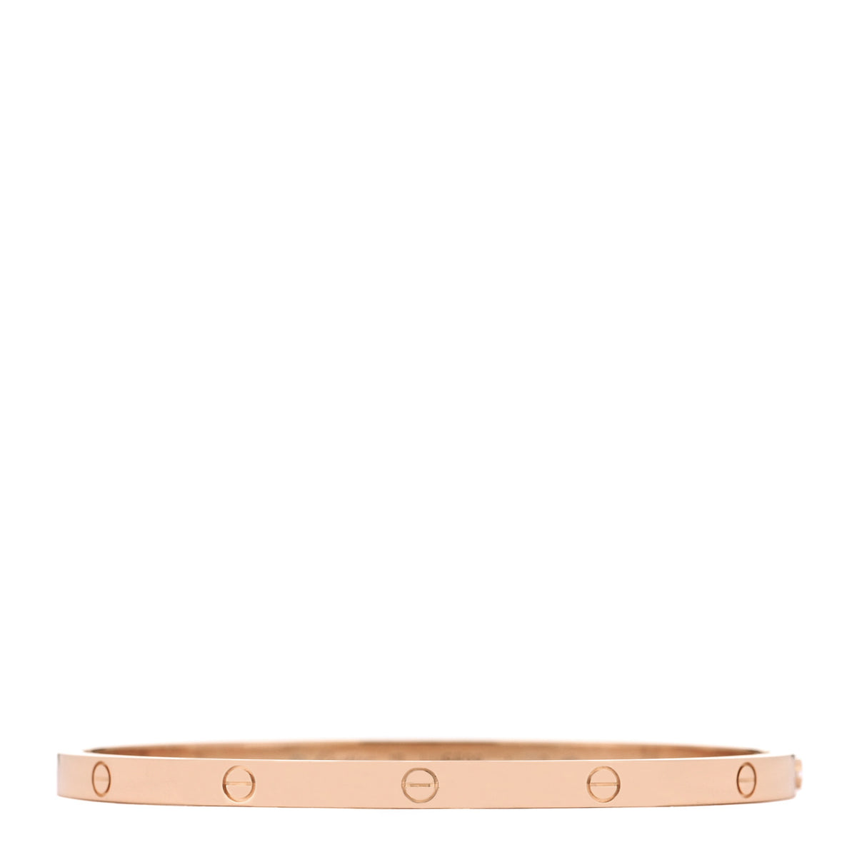 Cartier 18K Pink Gold Small LOVE Bracelet 17 1 of 7