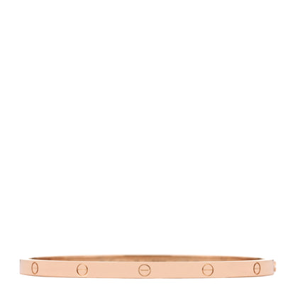 Cartier 18K Pink Gold Small LOVE Bracelet 17 1 of 7