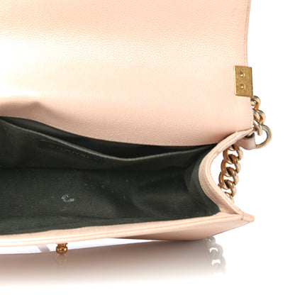 Chanel Caviar Quilted Medium Boy Flap Beige 5 of 27