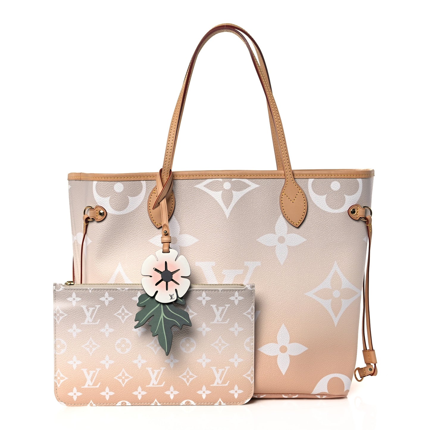 Monogram Giant By The Pool Neverfull MM Brume