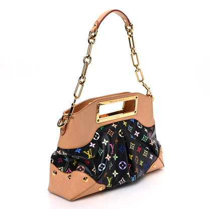Louis Vuitton Monogram Multicolor Judy MM Black 3 of 12