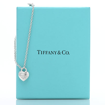 Tiffany Sterling Silver Return To Tiffany Full Heart Chain Bracelet 4 of 4